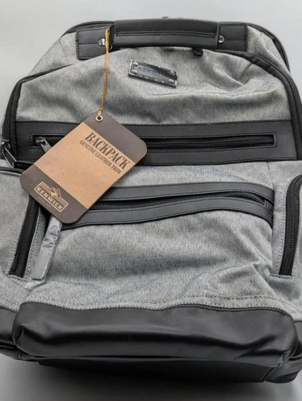Kenneth Cole Reaction Large $79.99 Gray Polyester Travel Backpack